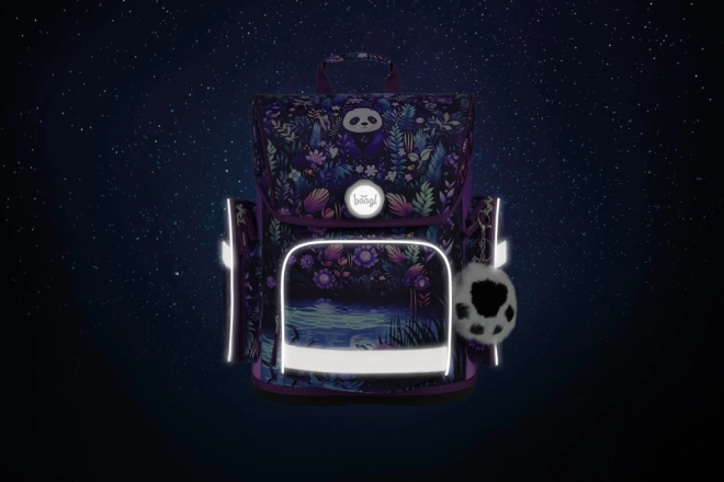 BAAGL 3 SET Ergo Jungle Panda: schooltas, etui, zakje