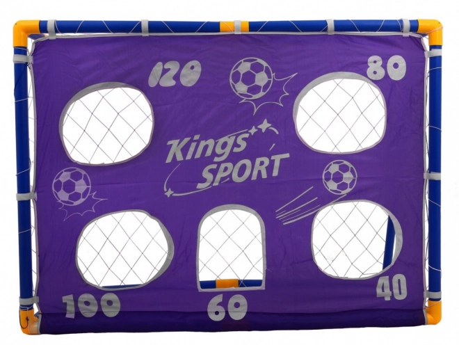 Kinder voetbaldoel met trainingszeil en accessoires