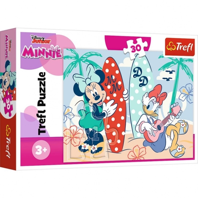 Puzzel Kleurrijke Minnie 30 stukjes