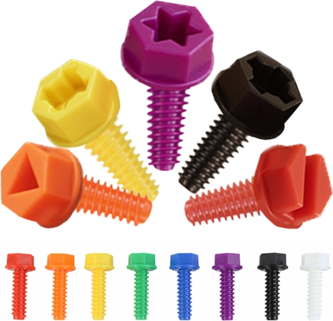 Masterkidz gekleurde schroeven voor creatieve STEM-plank, 512 stuks, mix van kleuren