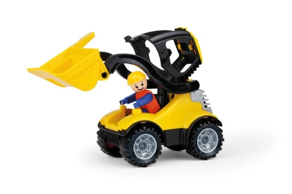 Openende cabine met chauffeursfiguurtje