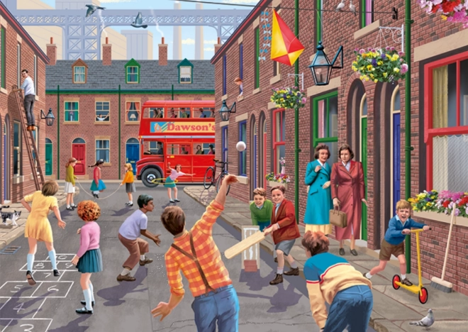 FALCON Puzzel Straatspellen 2x500 stukjes