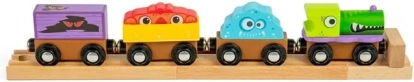 Bigjigs Rail houten trein Monsters