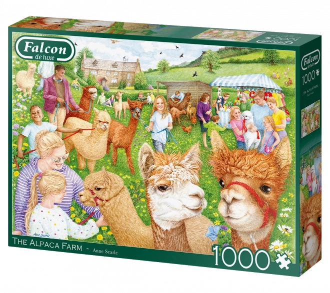 Puzzel Boerderij met Alpaca's - 1000 Stukken