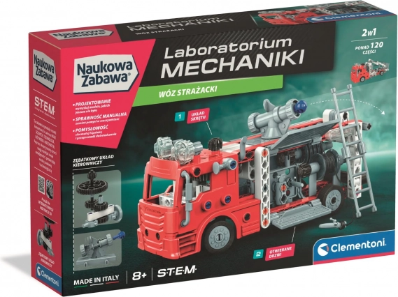 Laboratoriummachanica – brandweer bouwset CLEMENTONI