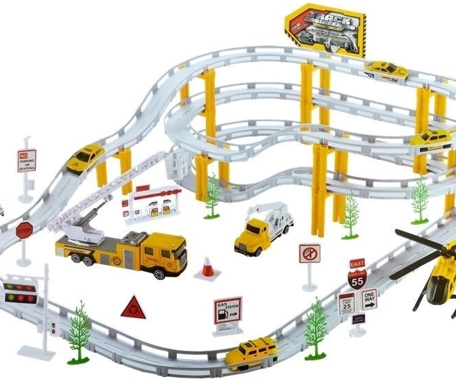 Variabele racebaan met een lengte van 495 cm