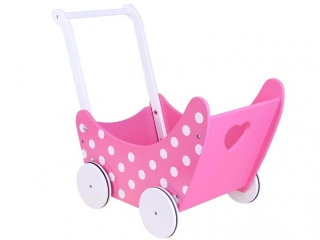 Houten poppenwagen Retro