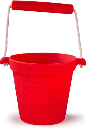 Siliconen strandemmertje Bigjigs Toys – rood