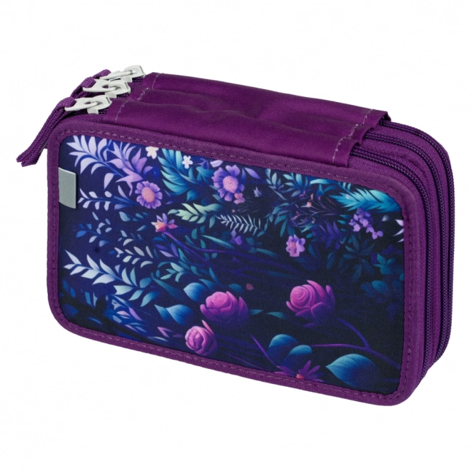 BAAGL School etui drie lagen Jungle Panda