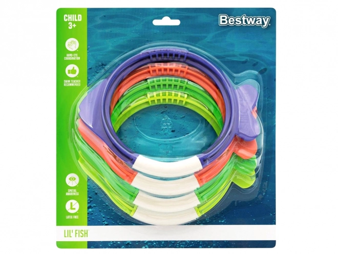 Duikspeelgoed 4 visjes Bestway