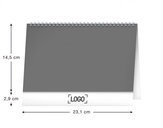 NOTIQUE Bureaukalender Tuinier 2025, 23,1 x 14,5 cm