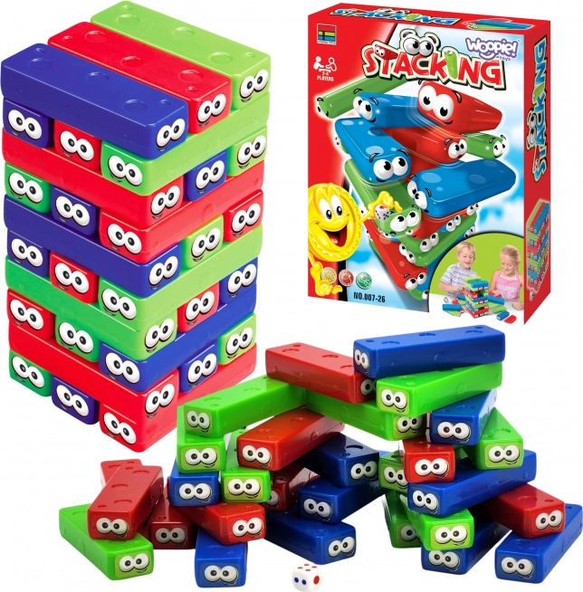 WOOPIE wankele toren – behendigheidsspel voor kinderen vanaf 4 jaar