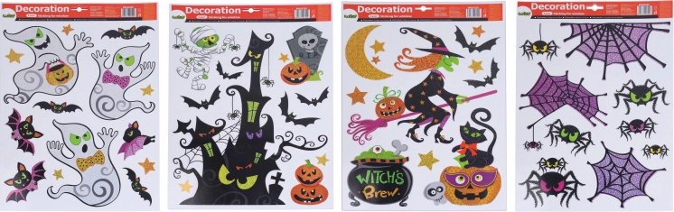 Raamdecoratie Halloween 41 × 29 cm