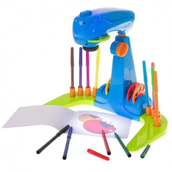 Tafelprojector met accessoires voor tekenen