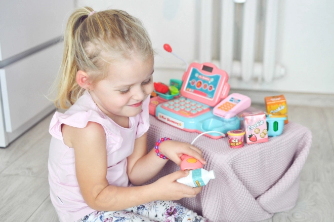 Kinderkassa Woopie met scanner en accessoires