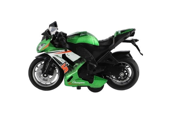 Racemotor met terugtrek-functie met licht en geluid