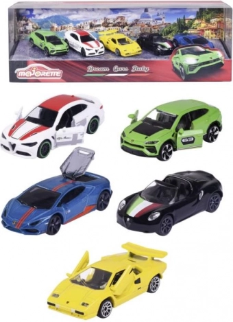 Cadeauset DREAM CARS ITALY – 5 metalen autootjes