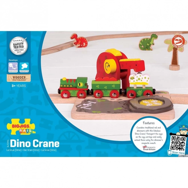 Bigjigs Rail Dinosaurushijskraan