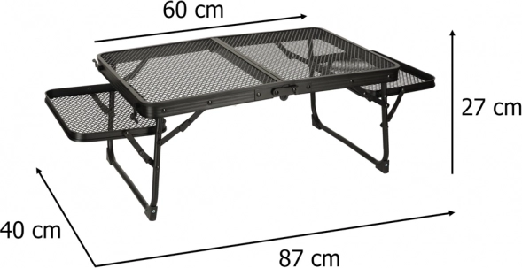 Opvouwbare kampeertafel met aluminium frame