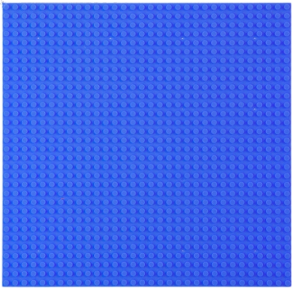 Granaatkleurige bouwplaat voor bouwstenen 40x40 cm