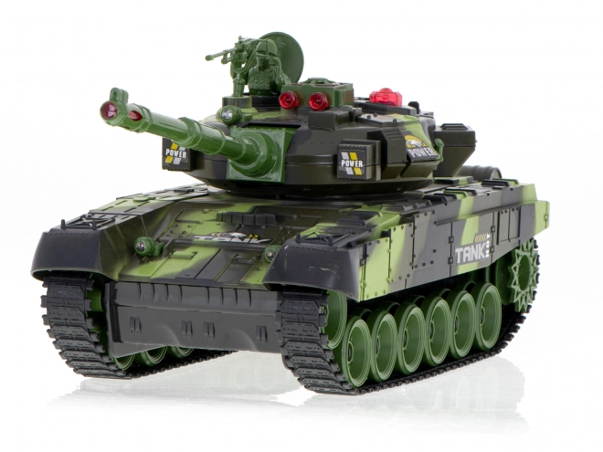 RC tank op afstandsbediening 2,4 GHz bos camouflage
