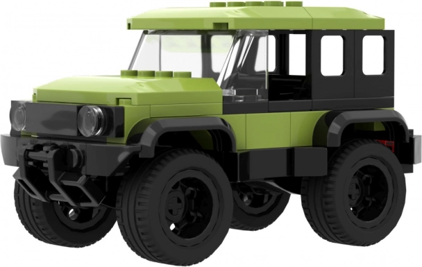 Bouwset Brixies Plus Terreinwagen Groen