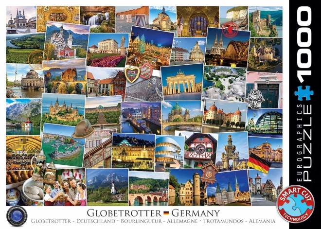 EUROGRAPHICS Puzzel Wereldreiziger - Duitsland 1000 stukken