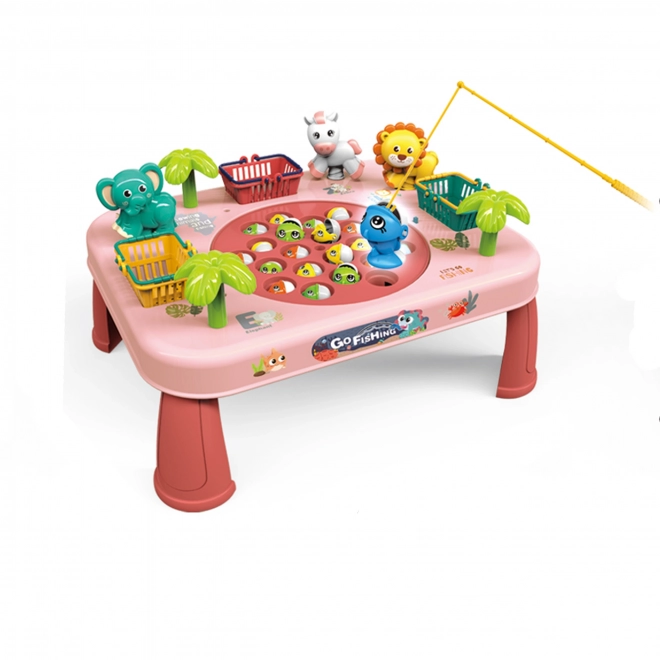 Behendigheidsspel Vissen Interactieve Tafel Roze