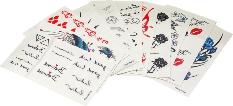 Creatieve tijdelijke tatoeages