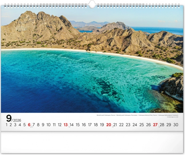 Muurkalender Zee 2026