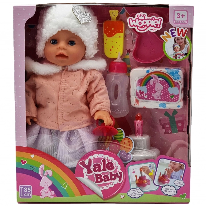 Interactieve pop Kleine Zosia voor verjaardagen 35 cm met accessoires