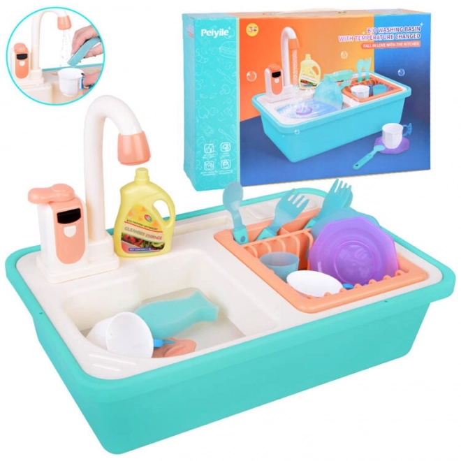 Kindergootsteen met watercirculatie