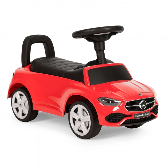 Rijdende auto Mercedes C KLASSE interactieve stuur in de kleur rood