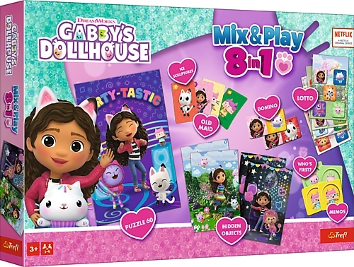 Spelenset 8-in-1 – Gabby’s Magische Huis