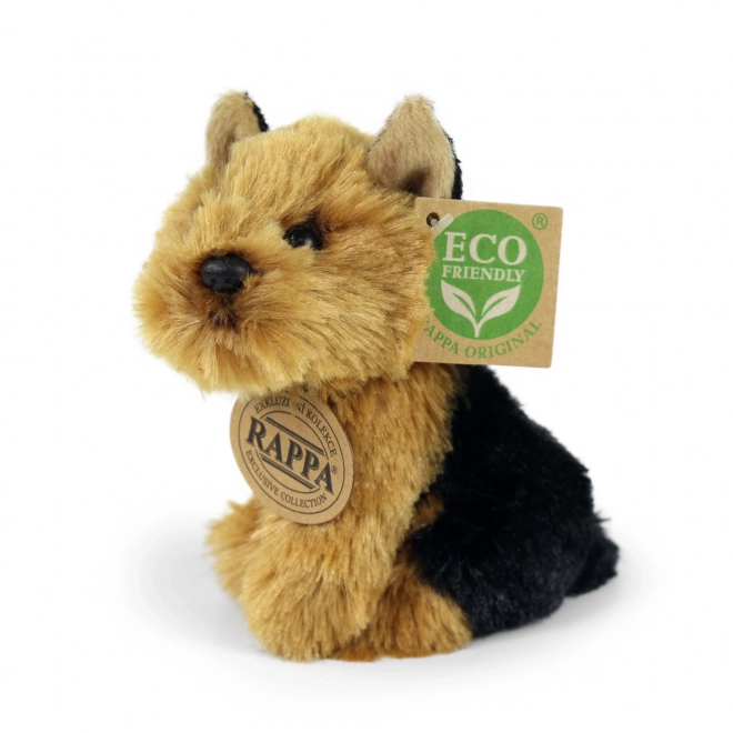 Pluchen hond met ecologische vulling 11 cm