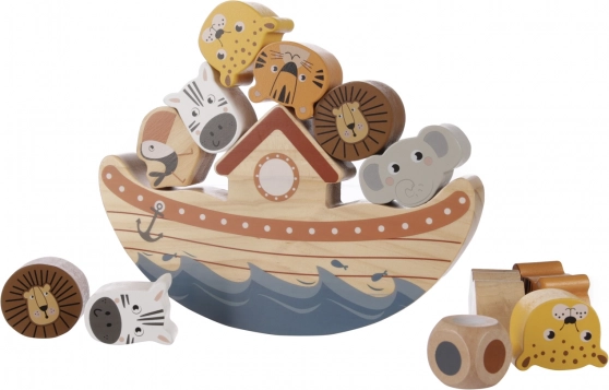 Houten balansspel ark, Hout