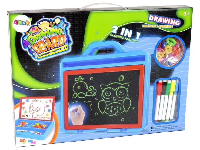 Magnetische tekentafel Glowing Paint 2v1