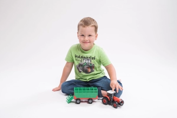 Tractor Zetor met aanhanger met lichteffecten en geluidseffecten - 36 cm
