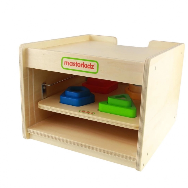 Houten kastje voor borden Masterkidz
