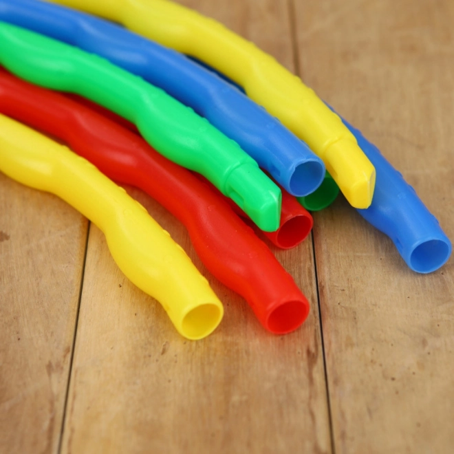 Kleurrijke opvouwbare Hula Hoop met massagenoppen