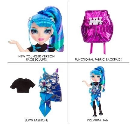 Pop Holly De Vious uit de speciale editie Rainbow High Jr. High