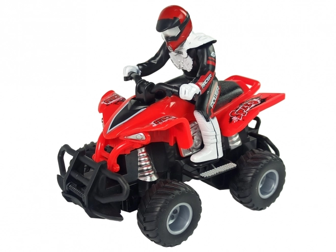 Draadloos bestuurbare rode 27 Mhz 1:16 batterij quad