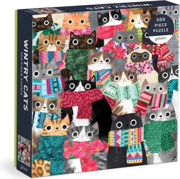 Galison puzzel winterkatten 500 stukjes