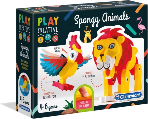 Clementoni zachte diertjes – creatieve set voor kinderen