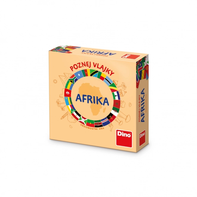 Dino reisspel Herken de vlaggen Afrika