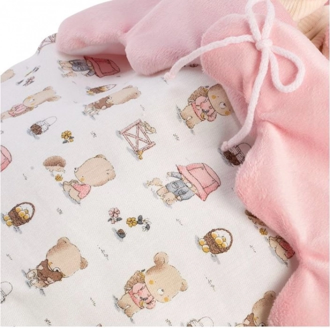 Llorens 73884 NEW BORN MEISJE - realistische babypop met een volledig vinyllichaam - 40 cm