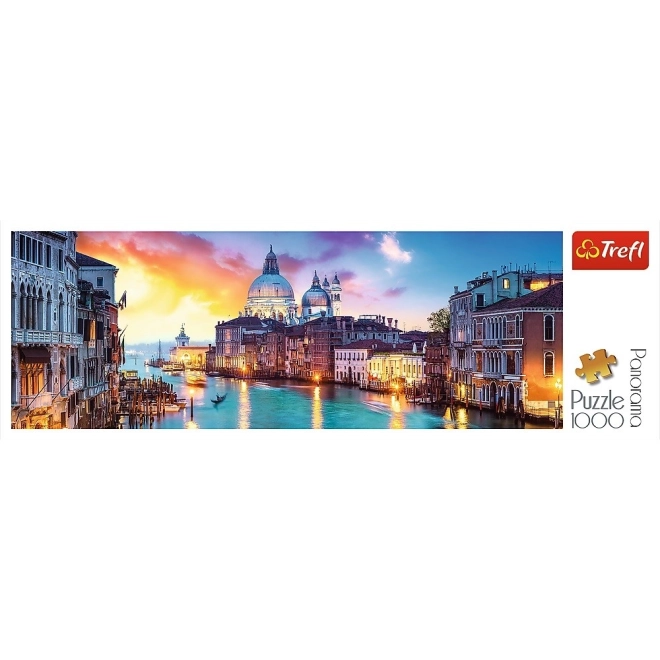 Puzzel 1000 stukjes Canal Grande, Venetië - Panorama