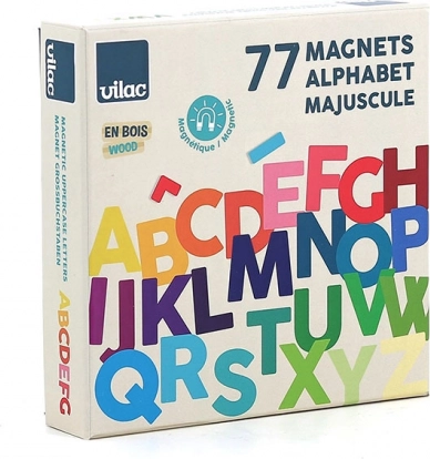 Vilac Houten Magnetische Alfabet Hoofdletters