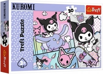 Puzzel Plezier met Kuromi 30 stukjes