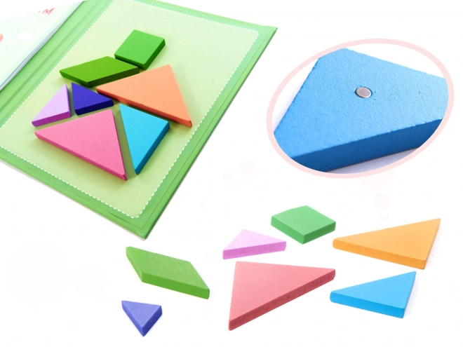 Magnetische puzzel 3D blokken tangram